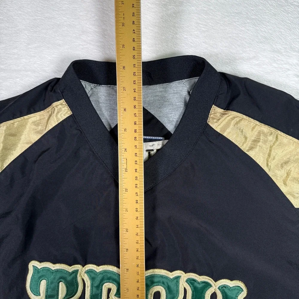 Holloway "TECH" Pullover Windbreaker Jacket Gold Trim Men's XL Athletic - Picture 7 of 9